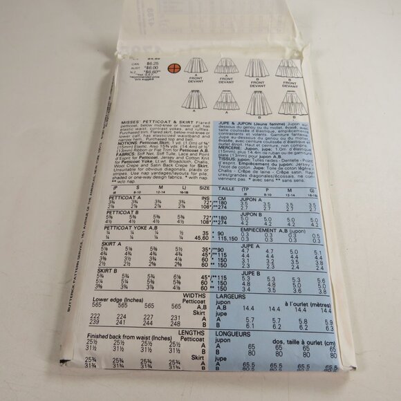 Butterick 4788 Sewing Pattern UNCUT Dress sleeveless, Prom, Bridesmaid - Picture 7 of 8